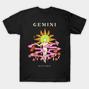 Trippy Gemini Woman T-Shirt